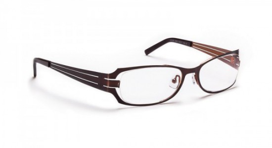 J.F. Rey JF2355 Eyeglasses, GLOSSY BROWN / ORANGE (9565)
