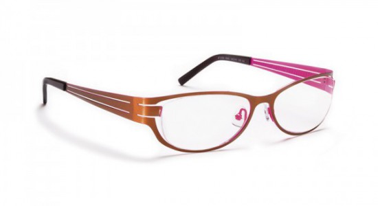 J.F. Rey JF2356 Eyeglasses, GLOSSY BROWN / NEON FUSHIA (9082)