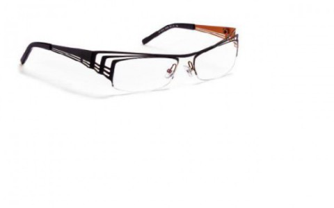 J.F. Rey JF2375 Eyeglasses, BLACK / OCRE BROWN (0093)