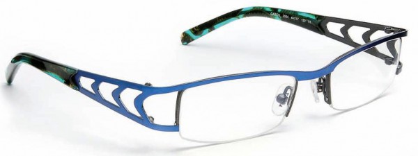 J.F. Rey GAROU Eyeglasses, 2004 Klein blue/Gun