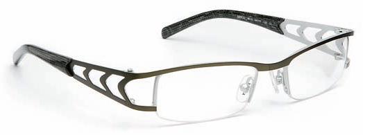 J.F. Rey GAROU Eyeglasses, 4010 Dark khaki/Silver