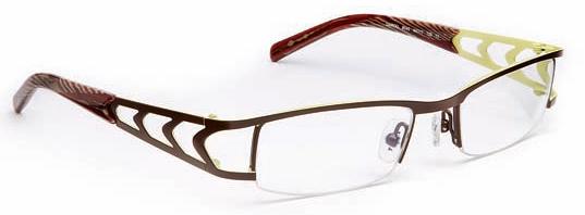 J.F. Rey GAROU Eyeglasses, 9040 Dark brown/Anise