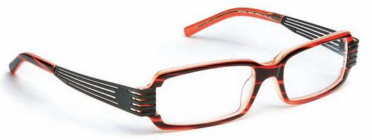 J.F. Rey GROOM Eyeglasses, 6000 Red flame/Black