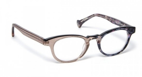 J.F. Rey GINA Eyeglasses, GINA 5545 BEIGE SPANGLES/KHAKI PINK LACES (5545)