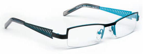 J.F. Rey DIS NON Eyeglasses, 0020 Black/Turquoise