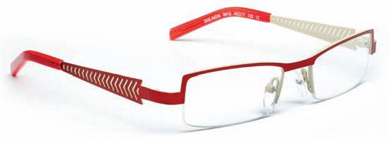 J.F. Rey DIS NON Eyeglasses, 3012 Red/Grey