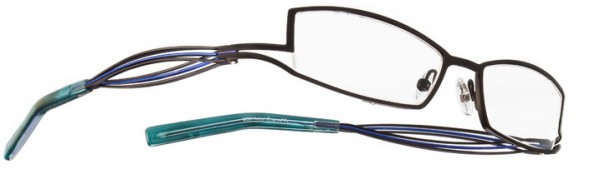 Boz by J.F. Rey NOUGATINE Eyeglasses, Black - Blue (0020)