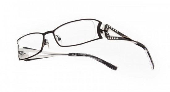 Boz by J.F. Rey OXYGENE Eyeglasses, Black - White (0010)