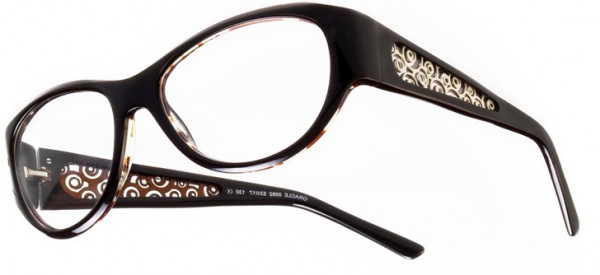 Boz by J.F. Rey ORACLE Eyeglasses, Black - White (0092)