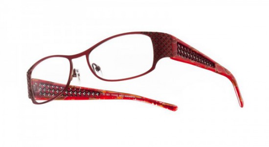Boz by J.F. Rey OVERSEA Eyeglasses, Red - Brown (3295)