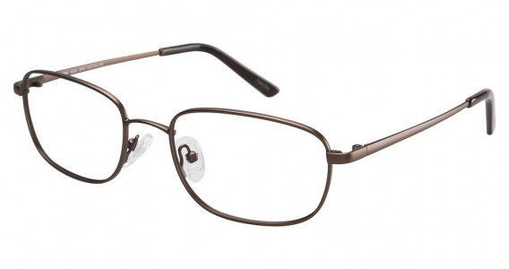 TuraFlex M852 Eyeglasses, BROWN (BRN)