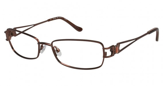 Tura 596 Eyeglasses, BROWN (BRN)