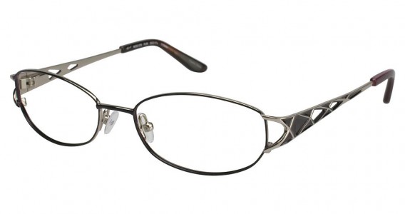 Tura 579 Eyeglasses, DEEP PURPLE/SILVER (PUR)
