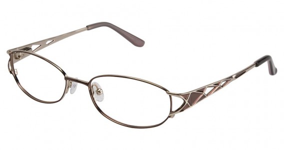 Tura 579 Eyeglasses, WINE/SILVER (WIN)