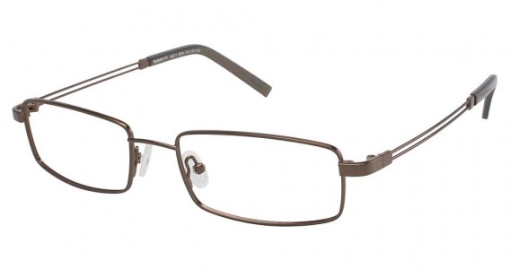 TuraFlex M871 Eyeglasses, COFFEE W/BRN PEARL TIPS (BRN)