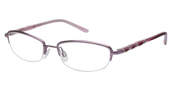 Tura 187 Eyeglasses, AMETHYST/BURGUNDY PINK (AME)