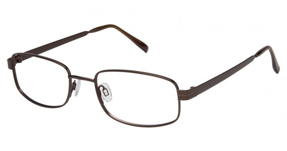 TuraFlex M861 Eyeglasses, MATTE BROWN (BRN)