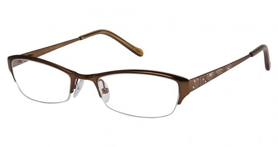 Lulu Guinness L672 Eyeglasses, Light Brown (LBR)