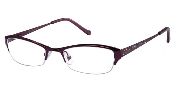 Lulu Guinness L672 Eyeglasses, Purple (PUR)