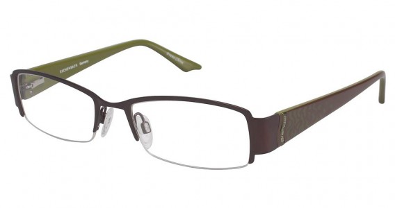 Brendel 902064 Eyeglasses, BROWN/MINT PATT (40)
