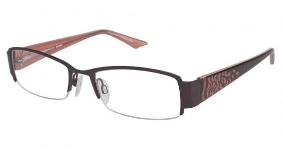 Brendel 902064 Eyeglasses, BROWN/APRICOT PATT (60)