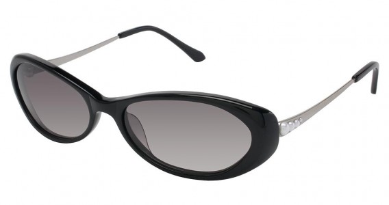Lulu Guinness L515 Norah Sunglasses, BLACK PEARL (BLK)