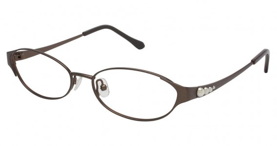 Lulu Guinness L709 Eyeglasses, BROWN PEARL (BRN)