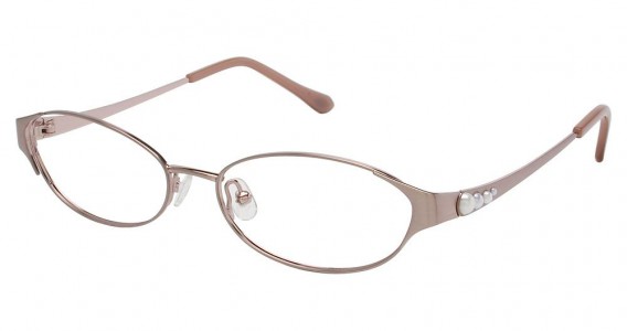 Lulu Guinness L709 Eyeglasses, ROMANTIC ROSE (ROS)