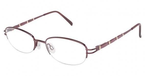 Tura TE203 Eyeglasses, WINE (WIN)