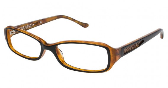 Lulu Guinness L835 Eyeglasses, Beloved Black Tortoise (BLK)