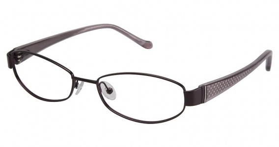 Lulu Guinness L704 Eyeglasses, EGGPLANT (EGP)