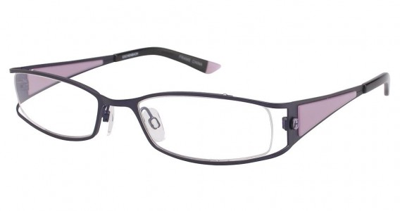Humphrey's 582106 Eyeglasses, DRK VIOLET/BLACK PURPLE (55)