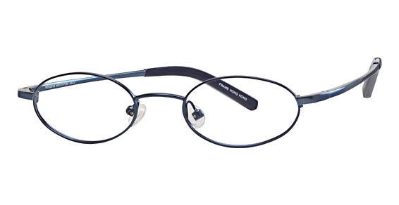 Revolution REK2016 Eyeglasses, JBLU Jet Blue  (Silver Flash clip-on)
