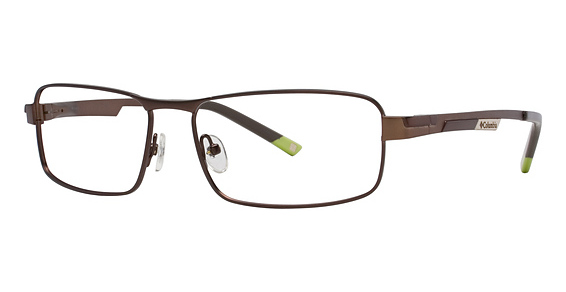 Columbia RockCreek Bend Eyeglasses, C02 Semi Matte Dark Brown