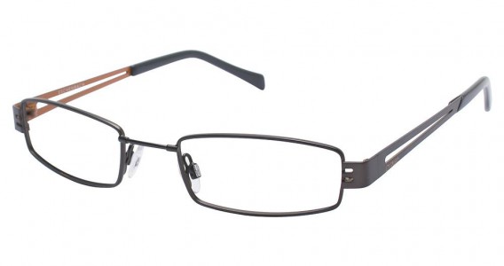 Crush 850024 Eyeglasses, GUNMETAL/ORANGE (30)