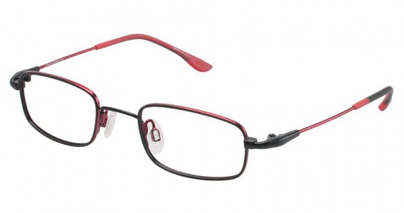 O!O 830016 Eyeglasses, Black/Red (10)