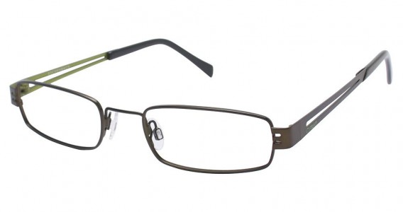 Crush 850025 Eyeglasses, OLIVE/GREEN (40)
