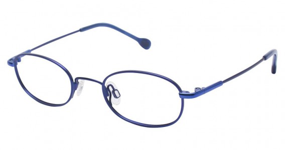 O!O 830022 Eyeglasses, SEMI MATTE BLUE (70)