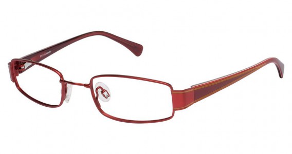 O!O 830011 Eyeglasses, RED (50)