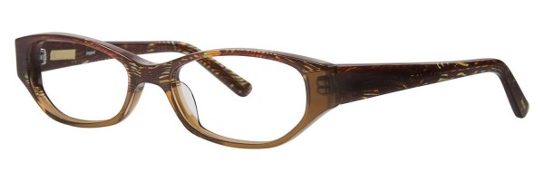 Kensie JAGGED Eyeglasses, Brown