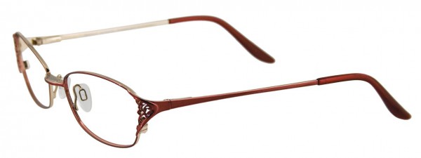 EasyClip EC174 Eyeglasses, SATIN RED