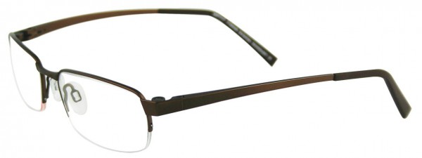 EasyClip EC182 Eyeglasses, MATT DARK BRONZE