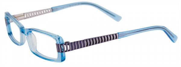 EasyClip EC185 Eyeglasses, 050 - Clear Blue