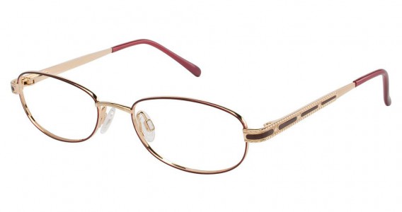 Tura 632 Eyeglasses, WINE GOLD (WIN)