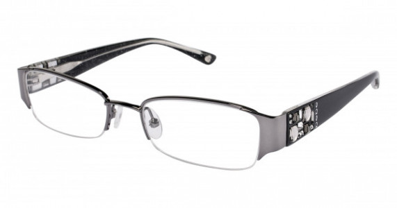 Bebe Eyes BB5015 Eyeglasses, 002 Black Diamond