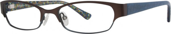 Kensie Frantic Eyeglasses, Brown