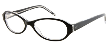 William Rast WR 1016 Eyeglasses, BLKCRY BLACK CRYSTAL