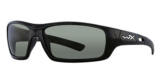 Wiley X SLAY Sunglasses, Gloss Black (Polarized Grey)