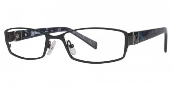 Oleg Cassini OCO331 Eyeglasses, 001 Shiny Black