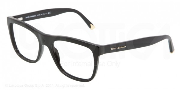 Dolce & Gabbana DG3108 MINIMAL Eyeglasses, 501 BLACK (BLACK)